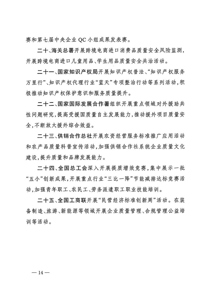 中國(guó)質(zhì)量檢驗(yàn)協(xié)會(huì)關(guān)于轉(zhuǎn)發(fā)《關(guān)于開展2024年全國(guó)“質(zhì)量月”活動(dòng)的通知》的函(質(zhì)檢協(xié)函〔2024〕116號(hào))