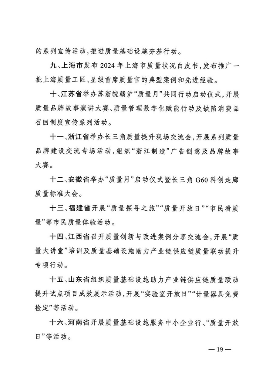 中國(guó)質(zhì)量檢驗(yàn)協(xié)會(huì)關(guān)于轉(zhuǎn)發(fā)《關(guān)于開展2024年全國(guó)“質(zhì)量月”活動(dòng)的通知》的函(質(zhì)檢協(xié)函〔2024〕116號(hào))